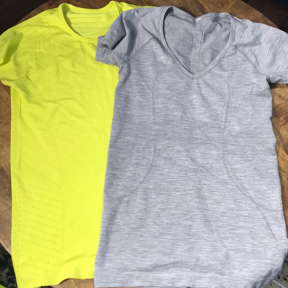 2 Lululemon Size 8 T-Shirts
